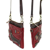 Chala Cross Body Bag CHALA WIENER DOG - MINI CROSSBODY Burgundy or Indigo