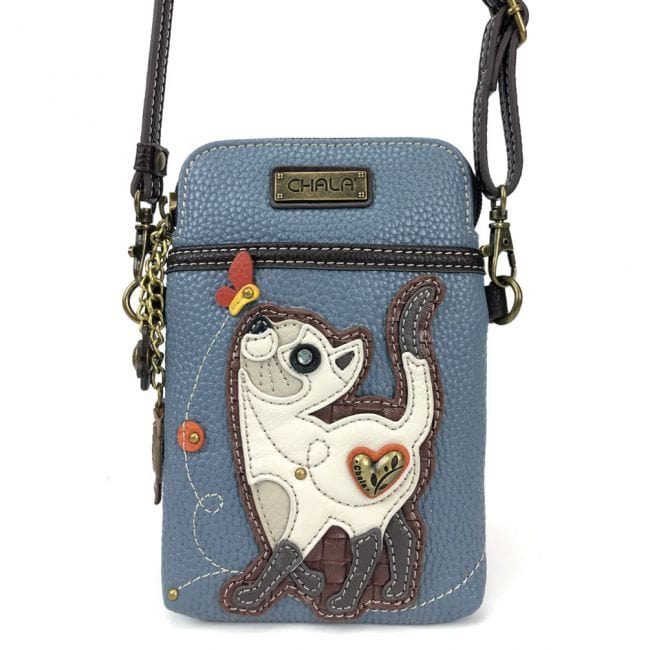 Chala Cross Body Cell Phone Case SLIM CAT - CELL PHONE HOLDER CROSS-BODY * by Chala