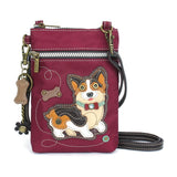 Chala Cross Body Cell Phone Case venture cellphone crossbody CORGI DOG Two Styles -CELLPHONE CROSSBODYS