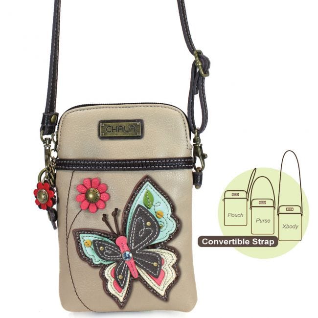 Chala Handbags and Clutches Chala Butterfly Collection-Keychains, Crossbody Bags, Totes, Wallets*