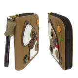 Chala Handbags and Clutches Chala Toffy Dog Collection: Key Chain. Wallet, Cross Body, Cell Phone Wallet*