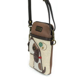 Chala Handbags and Clutches Chala Toffy Dog Collection: Key Chain. Wallet, Cross Body, Cell Phone Wallet*