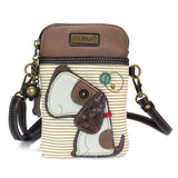 Chala Handbags and Clutches Chala Toffy Dog Collection: Key Chain. Wallet, Cross Body, Cell Phone Wallet*