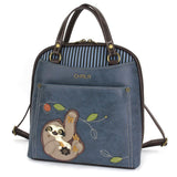 chala Handbags and Clutches Convertible Backpack Purse SLOTH Collection by Chala:  Wallet, Totes, Backpack, Handbags Vegan