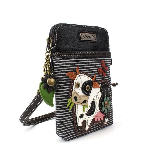 Chala Handbags and Clutches Cow Collection- Wallet, Crossbody Bags & Keychain! Chala Vegan*