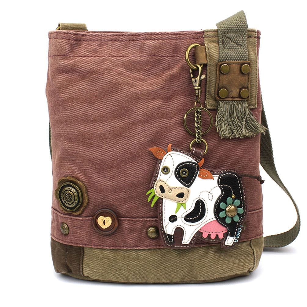 Chala Handbags and Clutches Cow Collection- Wallet, Crossbody Bags & Keychain! Chala Vegan*