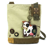 Chala Handbags and Clutches Cow Collection- Wallet, Crossbody Bags & Keychain! Chala Vegan*