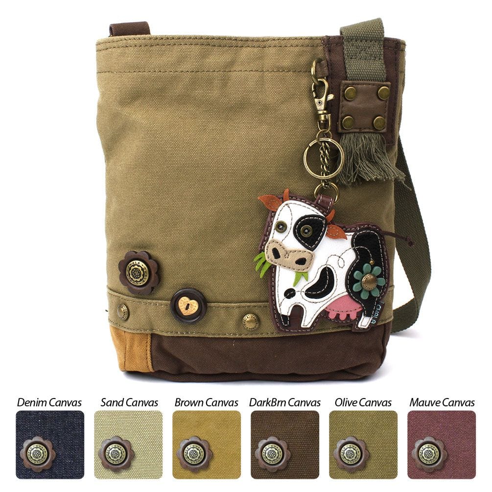 Chala Handbags and Clutches Cow Collection- Wallet, Crossbody Bags & Keychain! Chala Vegan*