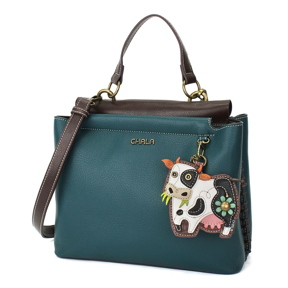 Chala Handbags and Clutches Cow Collection- Wallet, Crossbody Bags & Keychain! Chala Vegan*