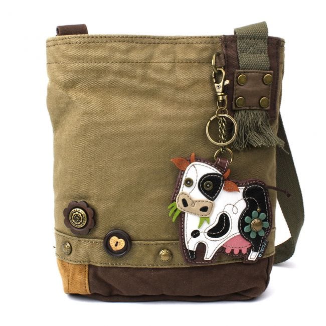 Chala Handbags and Clutches Cow Collection- Wallet, Crossbody Bags & Keychain! Chala Vegan*