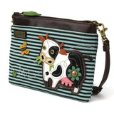 Chala Handbags and Clutches Cow - Mini Cross * Cow Collection- Wallet, Crossbody Bags & Keychain! Chala Vegan*