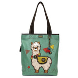 Chala Handbags and Clutches Everyday Tote Llama Collection of Handbags, Totes, Key Chains by Chala