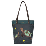 Chala Handbags and Clutches Everyday Tote Turtle Collection by Chala-Keychain/Cellphone Xbody/Totes