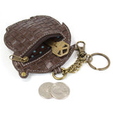 Chala Handbags and Clutches Hedgehog Collection by Chala Keychain Wallet Purse VEGAN