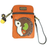 Chala Handbags and Clutches Hedgehog Collection by Chala Keychain Wallet Purse VEGAN