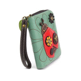 Chala Handbags and Clutches Lady Bug Collection:  Wallet, Key Chain, Crossbody*