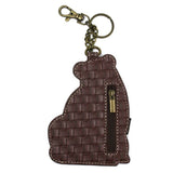 Chala Handbags and Clutches Mama and Baby Bear Keychain-Cutest Bruins Ever!  Vegan Leather