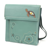 Chala Handbags and Clutches Messenger Bag Turtle Collection by Chala-Keychain/Cellphone Xbody/Totes