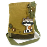 Chala Handbags and Clutches Raccoon Patch Brown Raccoon Wallet and Handbag Collection by Chala*