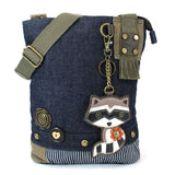 Chala Handbags and Clutches Raccoon Patch Denim Raccoon Wallet and Handbag Collection by Chala*