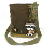 Chala Handbags and Clutches Raccoon Patch Drk Brown Raccoon Wallet and Handbag Collection by Chala*