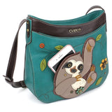 chala Handbags and Clutches SLOTH Collection by Chala:  Wallet, Totes, Backpack, Handbags Vegan