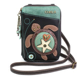 Chala Handbags and Clutches Wallet Crossbody Turtle Collection by Chala-Keychain/Cellphone Xbody/Totes