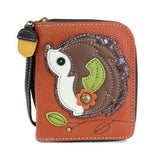 Chala Handbags and Clutches Wallet* Hedgehog Collection by Chala Keychain Wallet Purse VEGAN