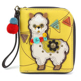 Chala Handbags and Clutches Wallet Llama Collection of Handbags, Totes, Key Chains by Chala