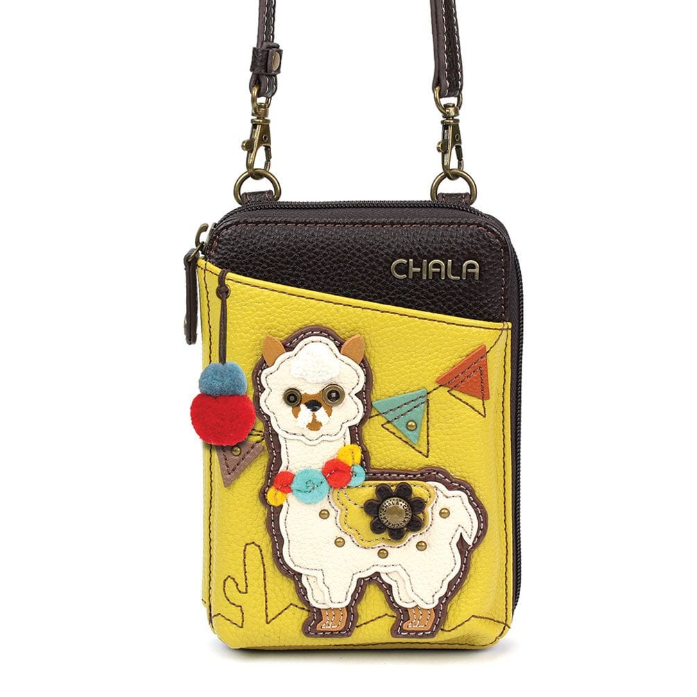 Chala Handbags and Clutches Wallet Xbody Llama Collection of Handbags, Totes, Key Chains by Chala