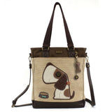 Chala Handbags and Clutches Work Tote Chala Toffy Dog Collection: Key Chain. Wallet, Cross Body, Cell Phone Wallet*