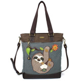 chala Handbags and Clutches Work Tote SLOTH Collection by Chala:  Wallet, Totes, Backpack, Handbags Vegan