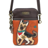 Chala handbags and wallets Cell XBody German Shepherd Collection!  Keychain, Wallet, Totes, Bags by Chala