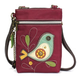 Chala Handbags Cell Xbody Little Bird Venture Collection; Keychains/Crossbody by Chala, Vegan