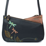 Chala handbags CRISS Xbody DRAGONFLY Keychain, Wallet and Purse Collection by Chala