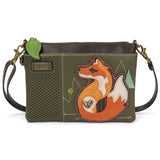 Chala Handbags Mini XBody Red Fox Collection by Chala!  Keychain, Crossbody, Wallet*