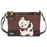 Chala Handbags Mini Xbody * Westie White Doggy Collection by Chala, Coin Purse/Keychain, Xbody, Tote *