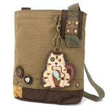 Chala Handbags Olive Tabby Cat PATCH CROSS-BODY - CAT GEN II by Chala