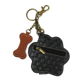 Chala Handbags Paw Print Collection B & W  by Chala Vegan For Pet Lovers!