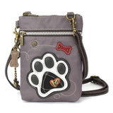 Chala Handbags Paw Print Collection B & W  by Chala Vegan For Pet Lovers!