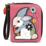 Chala Handbags Wallet Bunny Rabbit Collection by Chala: Wallet, Key Chain, Totes and Crossbody Bag for Bunny Lovers*