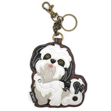 Chala Handbags, Wallets & Cases BLK / Keychain Shih Tzu Collection by Chala