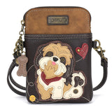 Chala Handbags, Wallets & Cases BRN / Cell Xbody Shih Tzu Collection by Chala