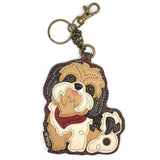 Chala Handbags, Wallets & Cases BRN / Keychain Shih Tzu Collection by Chala