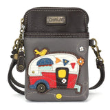 chala Handbags, Wallets & Cases Camper Cell phone crossbody Happy Camper Collection Keychain FOB Coin Purse Crossbody Vegan