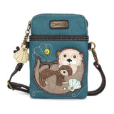 Chala Handbags, Wallets & Cases Cell Xbody Sea Otter Collection by Chala Keychain, Crossbody Vegan