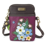 Chala Handbags, Wallets & Cases CellPhone Xbody Forget Me Not Floral Chala Collection