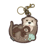 Sea Otter Collection by Chala Keychain, Crossbody Vegan