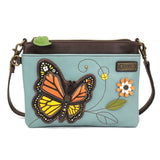 Chala Handbags, Wallets & Cases Mini Crossbody Monarch Butterfly Collection Wallet, Mini Crossbody,Coin purse, Wallet Crossbody