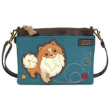 Chala Handbags, Wallets & Cases Mini Xbody Pomeranian Collection by Chala, Vegan!  CUTE!*